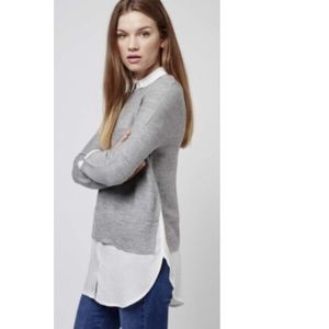 Topshop shirt sweater